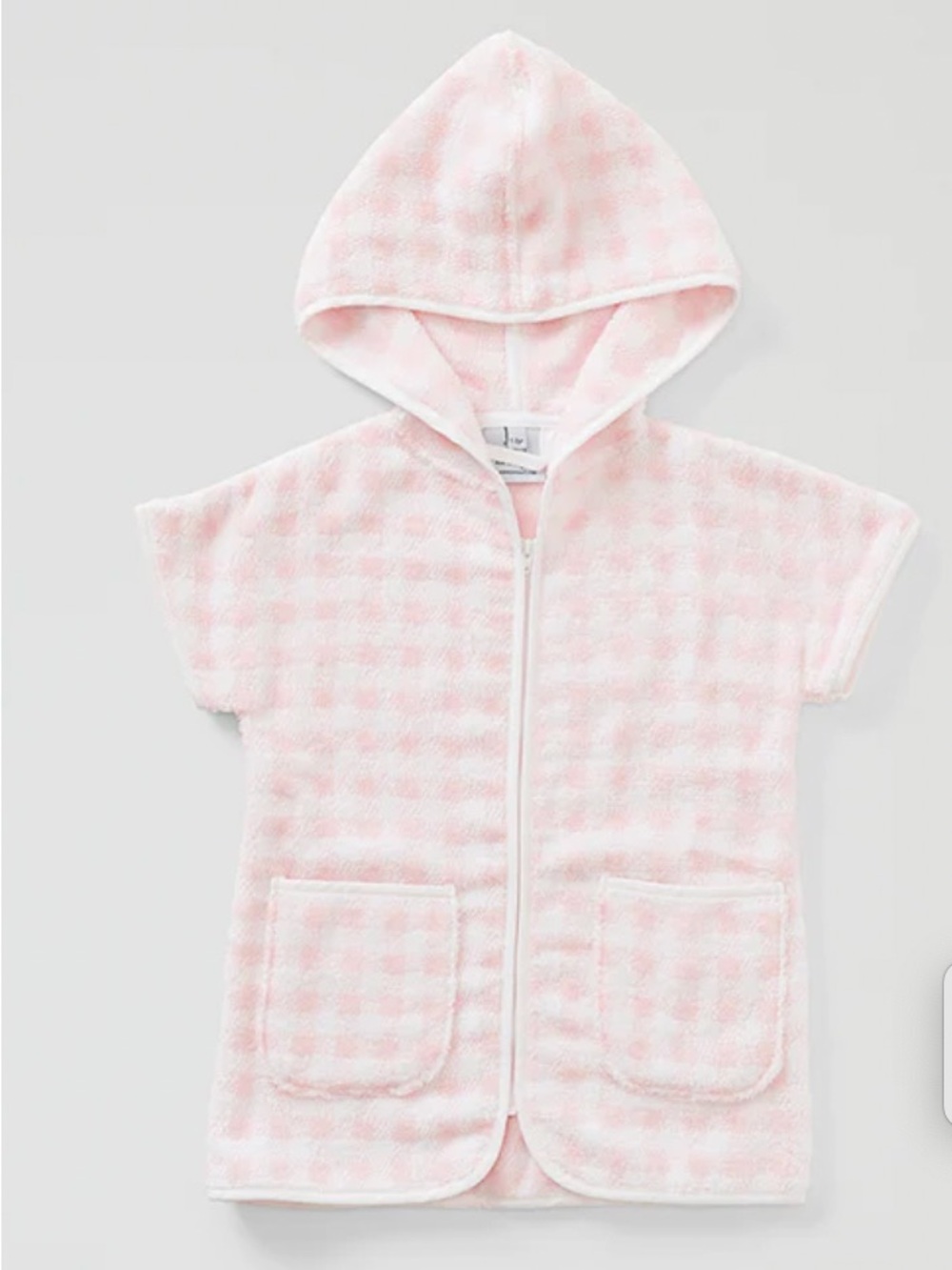 Lil Weezie Kids Gingham Cover Up Girls 9-10Y